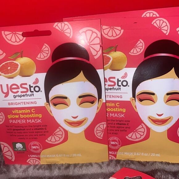 YES to Masking Kit 12pc set Charcoal & Grapefruit all in one masking kit - Picture 6 of 7